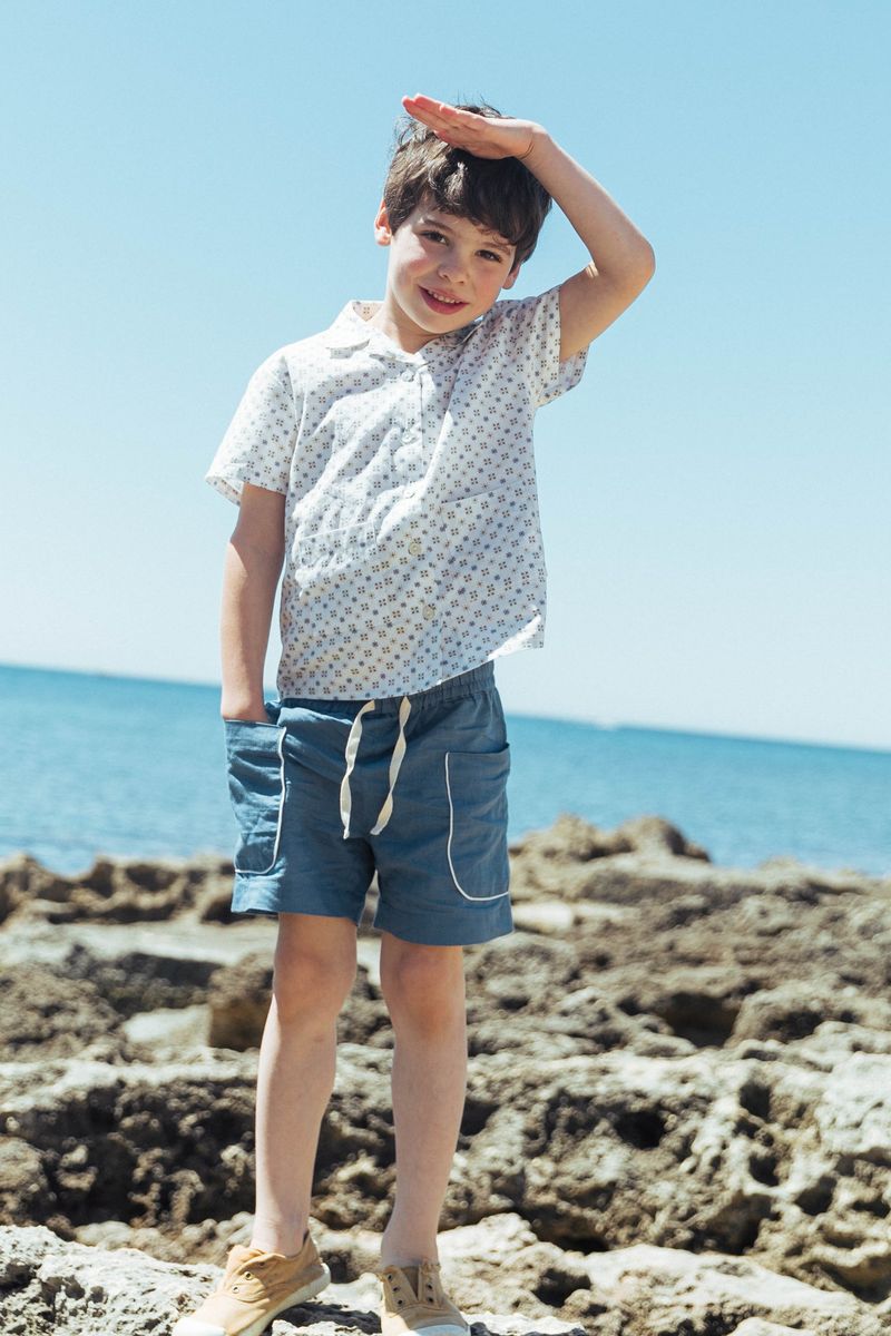 Birch Shorts || Coastal Blue