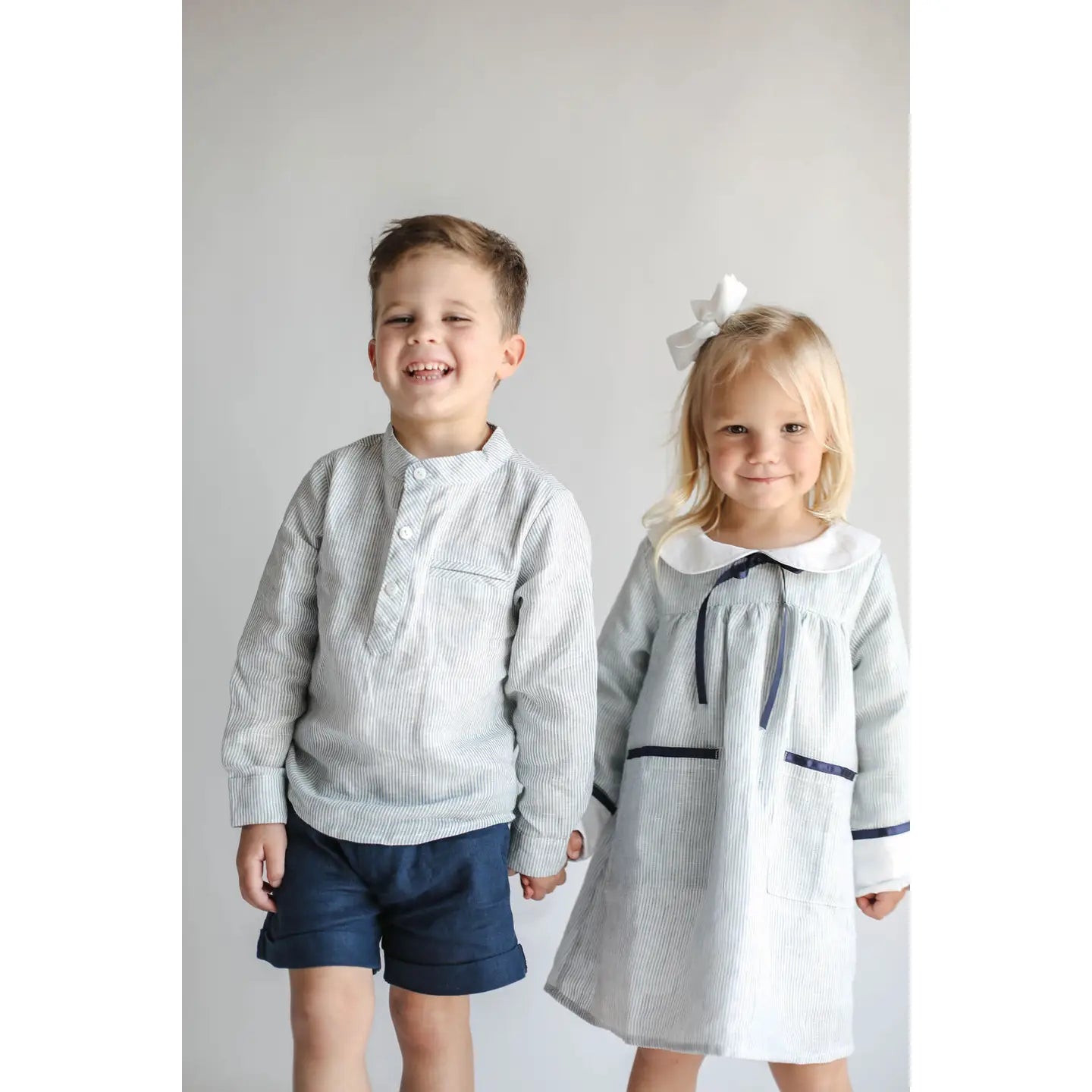 Scottie Linen Short || Navy