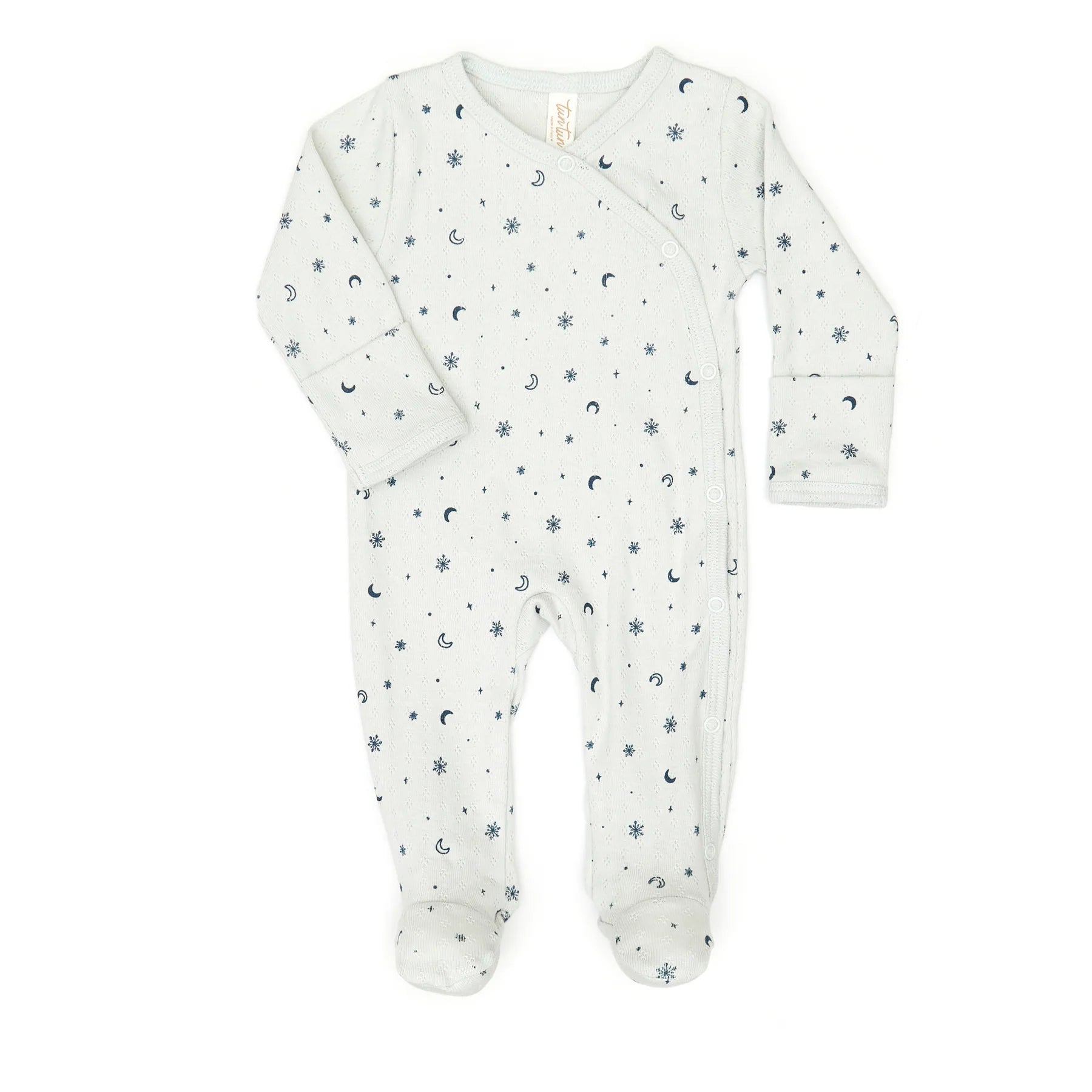 Milan Footie || Light Blue Snowflakes