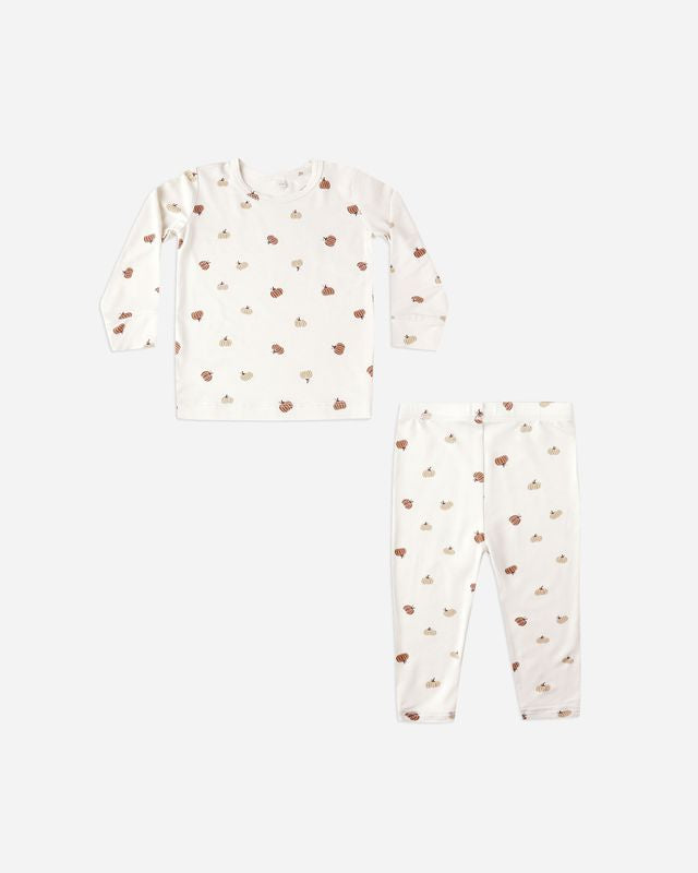 Bamboo Pajama Set || Pumpkin