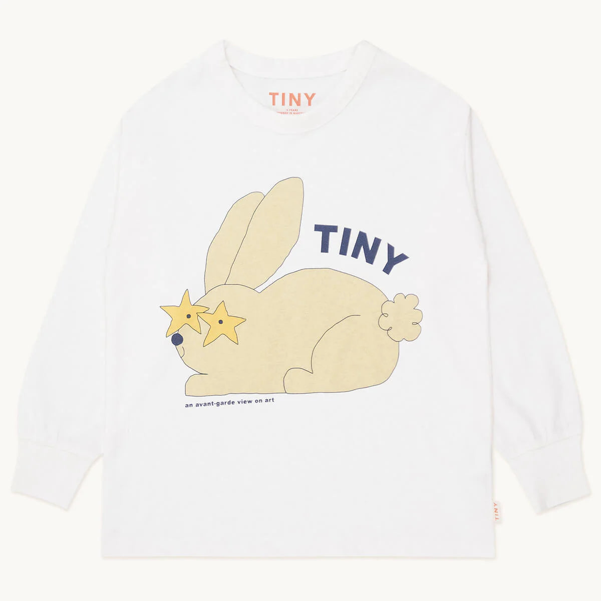 Rabbit Tee || Light Cream Heather