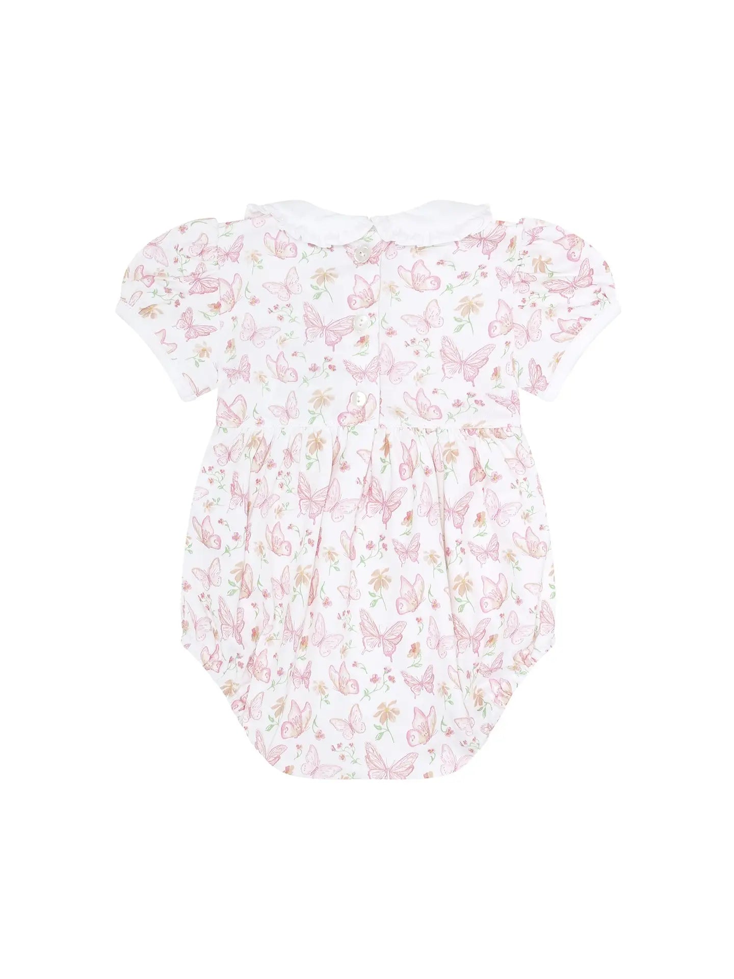 Butterflies Smocked Bubble