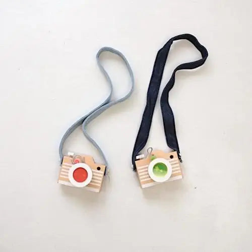 Wooden Toy Kaleidoscope Camera