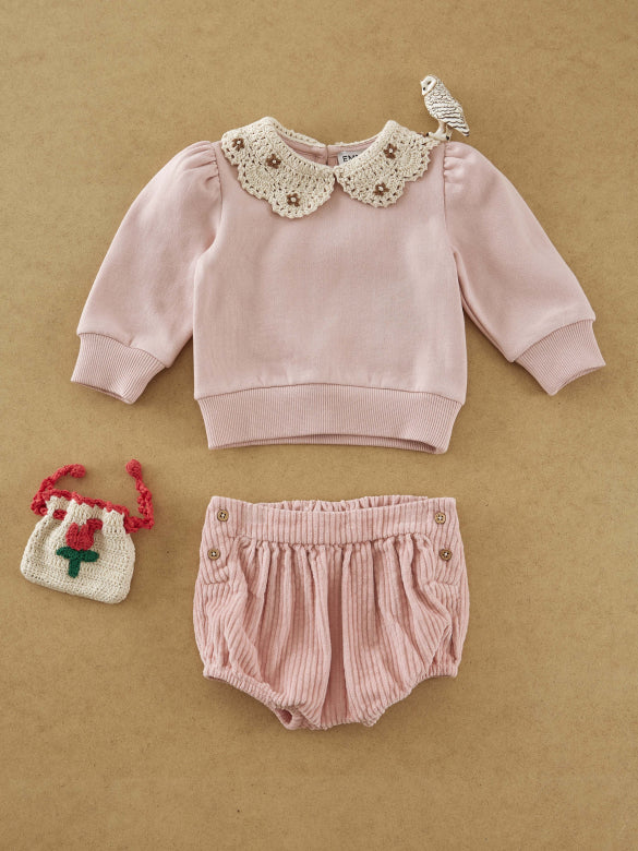 Bloomers Velour Uni || Peony