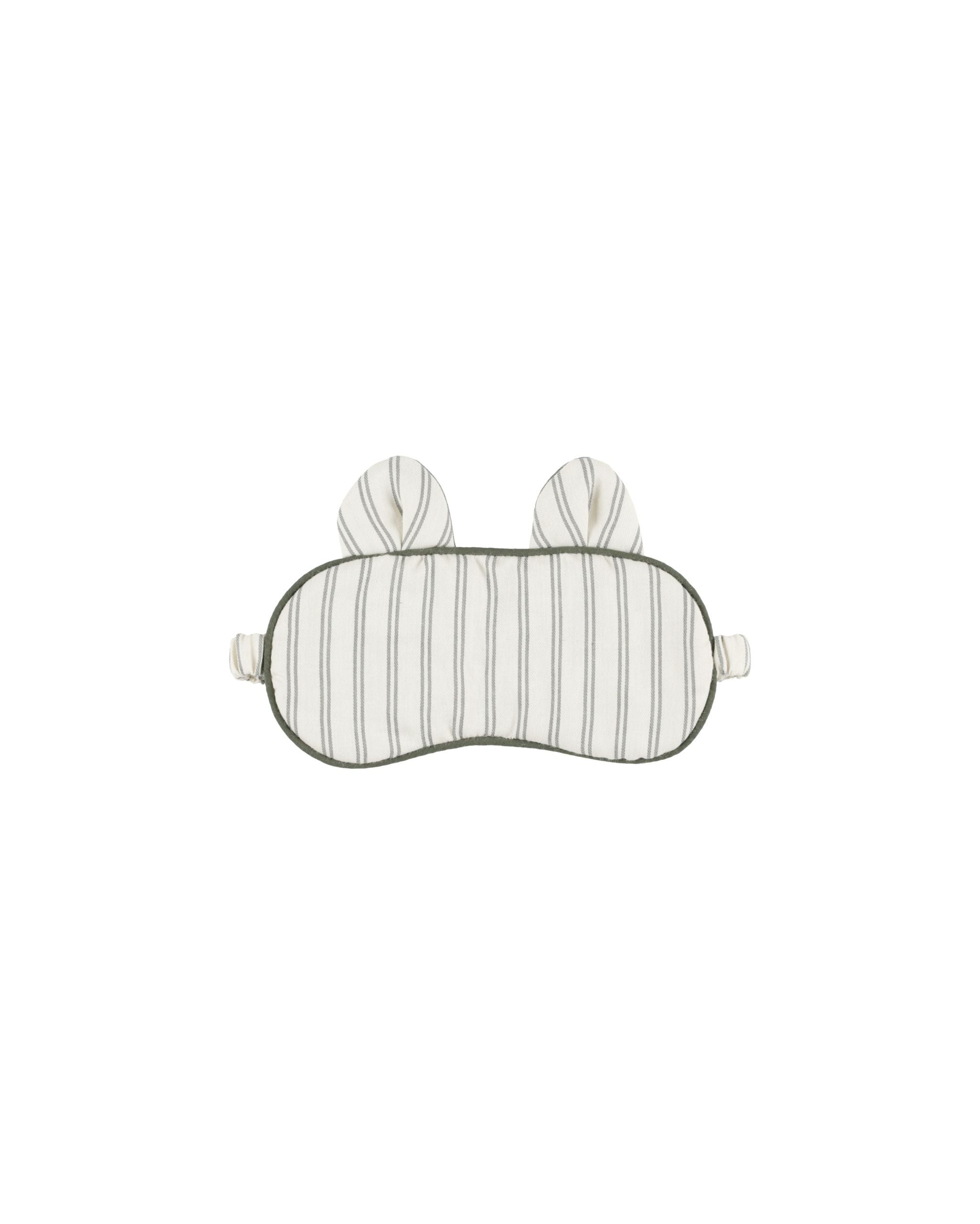 Sleep Mask || Forest Pinstripe