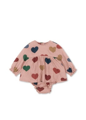 Konges Slojd Elin Romper GOTS || Coeur Rose Colore