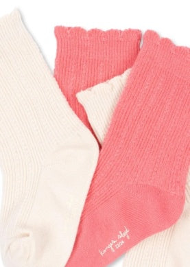 2 Pack Pointelle Socks